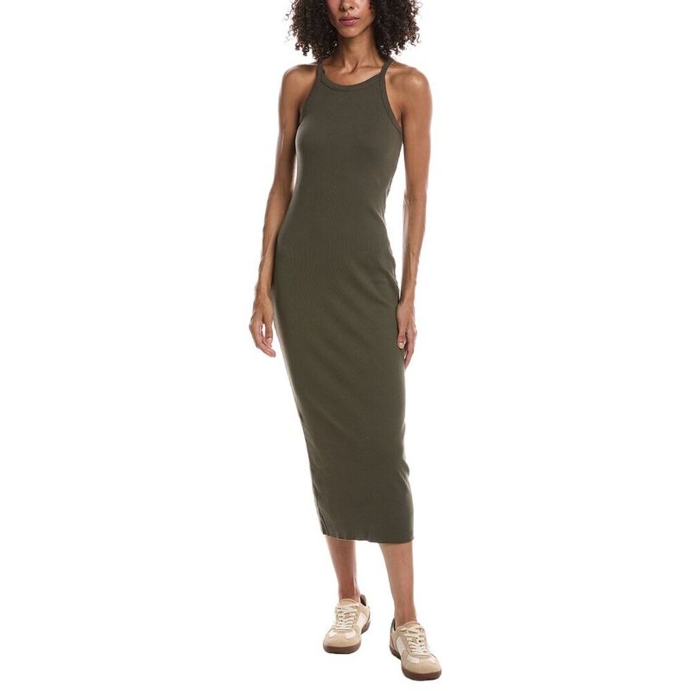 James Perse Womens Ribbed Tank Maxi Dress